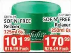 KitKat Cash and Carry SOF N' FREE Relaxer 125ml 6s offer