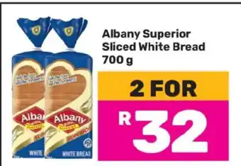 Game Albany Superior Sliced White Bread 700 g offer