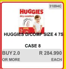 KitKat Cash and Carry HUGGIES D/COMF SIZE 4 7S offer