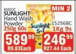 KitKat Cash and Carry SUNLIGHT Hand Wash Powder 250g 60s offer