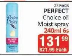 KitKat Cash and Carry PERFECT Choice oil Moist spray offer