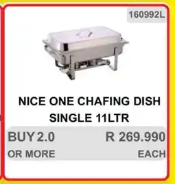 KitKat Cash and Carry NICE ONE CHAFING DISH SINGLE 11LTR offer