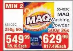 KitKat Cash and Carry MAQ Washing Powder 250g 60s offer