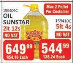 KitKat Cash and Carry OIL SUNSTAR 2lt 12s offer