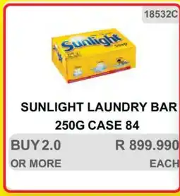 KitKat Cash and Carry SUNLIGHT LAUNDRY BAR 250G CASE 84 offer