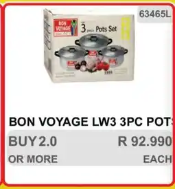 KitKat Cash and Carry BON VOYAGE LW3 3PC POTS offer