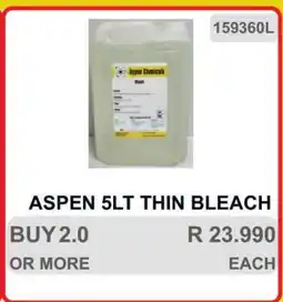 KitKat Cash and Carry ASPEN 5LT THIN BLEACH offer