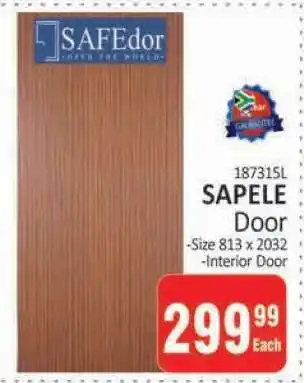 KitKat Cash and Carry SAFEdor SAPELE Door offer
