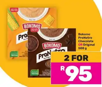 Game Bokomo ProNutro Chocolate OR Original 500 g offer