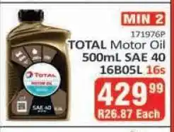 KitKat Cash and Carry TOTAL Motor Oil offer