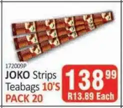 KitKat Cash and Carry JOKO Strips Teabags 10'S PACK 20 offer