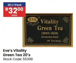 Africa Cash and Carry Eve's Vitality Green Tea offer