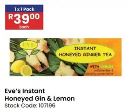 Africa Cash and Carry Eve's Instant Honeyed Gin & Lemon offer