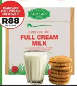 1UP Faircape full cream milk offer