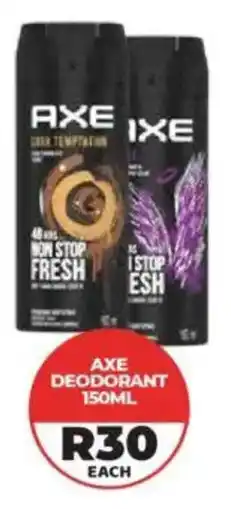 1UP Axe deodorant offer
