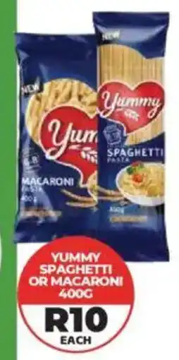 1UP Yummy spaghetti or macaroni offer