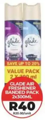 1UP Glade air freshener banded pack offer