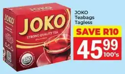 Elite Cash & Carry JOKO Teabags Tagless offer