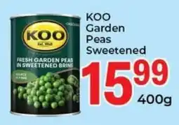 Elite Cash & Carry KOO Garden Peas Sweetened offer