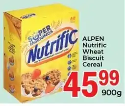 Elite Cash & Carry ALPEN Nutrific Wheat Biscuit Cereal offer
