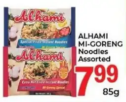 Elite Cash & Carry ALHAMI MI-GORENG Noodles Assorted offer