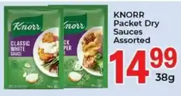 Elite Cash & Carry KNORR Packet Dry Sauces Assorted offer