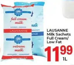 Elite Cash & Carry LAUSANNE Milk Sachets Full Cream/ Low Fat offer