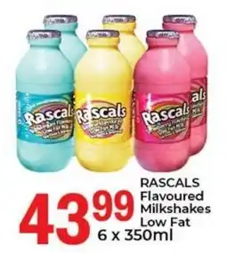 Elite Cash & Carry RASCALS Flavoured Milkshakes Low Fat offer