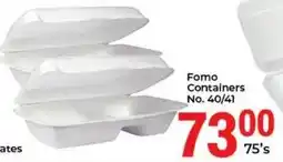 Elite Cash & Carry Fomo Containers No. 40/41 offer