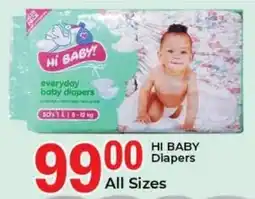 Elite Cash & Carry HI BABY Diapers offer