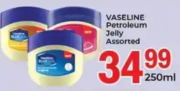 Elite Cash & Carry VASELINE Petroleum Jelly Assorted offer