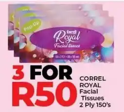 Elite Cash & Carry CORREL ROYAL Facial Tissues 2 Ply offer