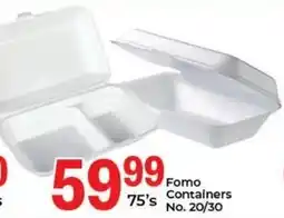 Elite Cash & Carry Fomo Containers No. 20/30 offer