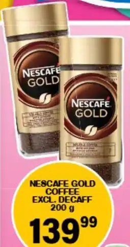 Giant Hyper Nescafe gold coffee excl. decaffe offer