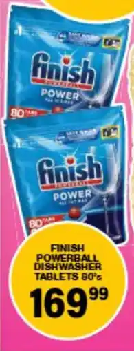 Giant Hyper Finish powerball dishwasher tablets offer