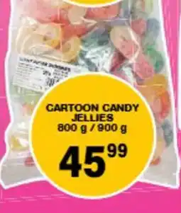 Giant Hyper Cartoon candy jellies offer