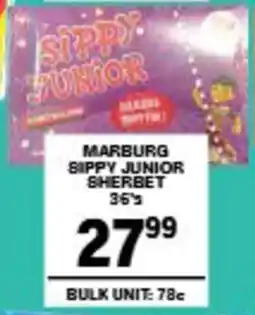Giant Hyper Marburg sippy junior sherbet offer