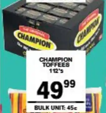 Giant Hyper Champion toffees offer