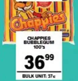 Giant Hyper Chappies bubblegum offer