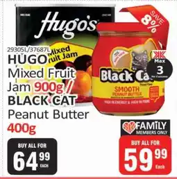 KitKat Cash and Carry HUGO Mixed Fruit Jam 900g // BLACK CAT Peanut Butter 400g offer