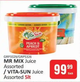 KitKat Cash and Carry MR MIX Juice Assorted / VITA-SUN Juice Assorted 5lt offer