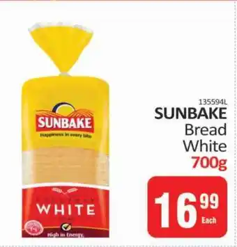 KitKat Cash and Carry SUNBAKE Bread White 700g offer