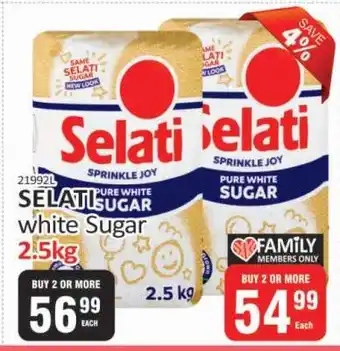KitKat Cash and Carry Selati White Sugar-2.5Kg offer
