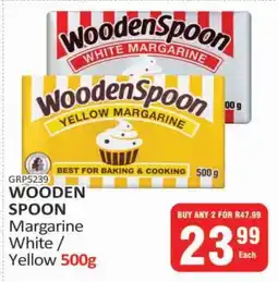 KitKat Cash and Carry WOODEN SPOON Margarine White / Yellow 500g offer