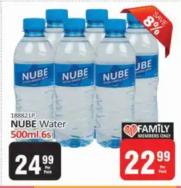 KitKat Cash and Carry NUBE Water 500ml 6s offer