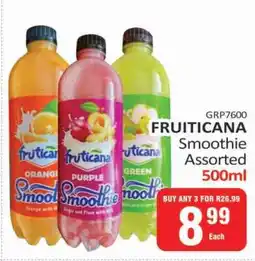 KitKat Cash and Carry FRUITICANA Smoothie Assorted 500ml offer