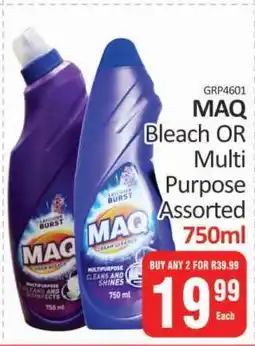 KitKat Cash and Carry MAQ Bleach OR Multi Purpose Assorted 750ml offer