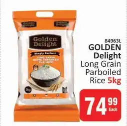 KitKat Cash and Carry GOLDEN Delight Long Grain Parboiled Rice 5kg offer