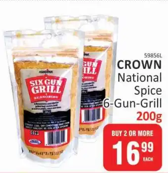KitKat Cash and Carry CROWN National Spice 6-GUN-GRILL 200g offer