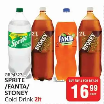 KitKat Cash and Carry Sprite/Fanta/Stoney Cold Drink 2L offer